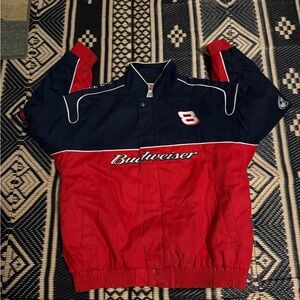 NASCAR jacket Dale Earnhardt Junior Budweiser sponsor number 8 size L